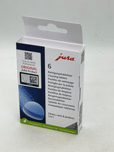 Charger l'image dans la galerie, Jura-Pastilles de nettoyage 3 phases-Boîte de 6 pastilles.