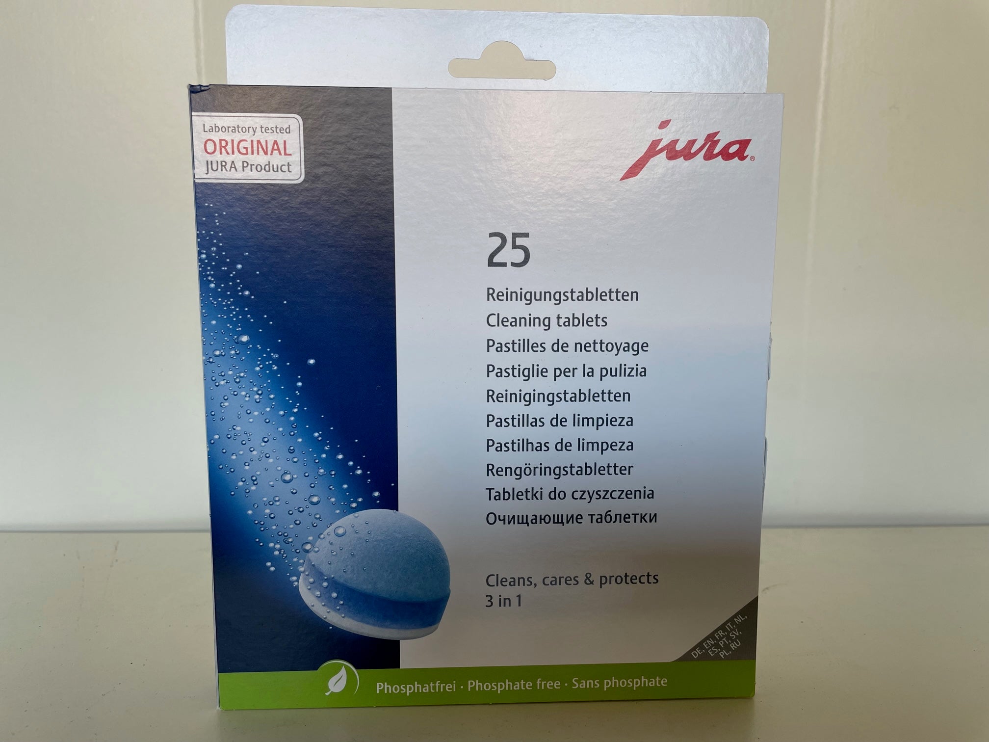 NOUVEAU - Boîte x25 pastilles nettoyage Jura 3 phases – Cafes des