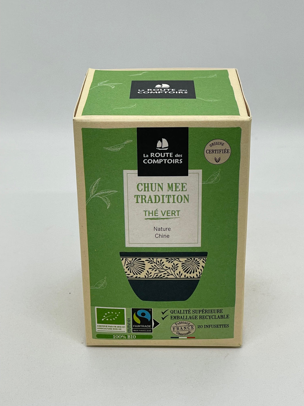 Thé vert Chun Mee tradition Bio