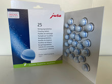 Load image into Gallery viewer, Box of 25 Jura 2-phase cleaning tablets
