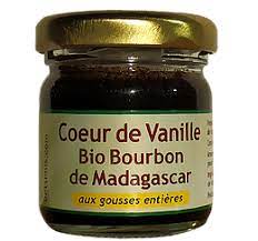 Heart of organic Bourbon vanilla from Madagascar.